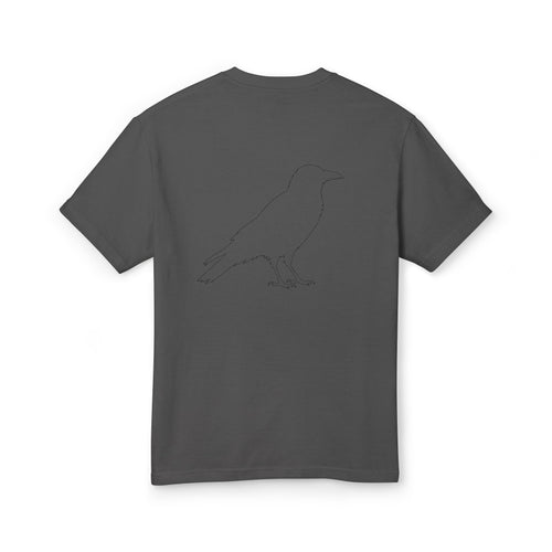 Heavyweight Cotton Tee- Faded Black