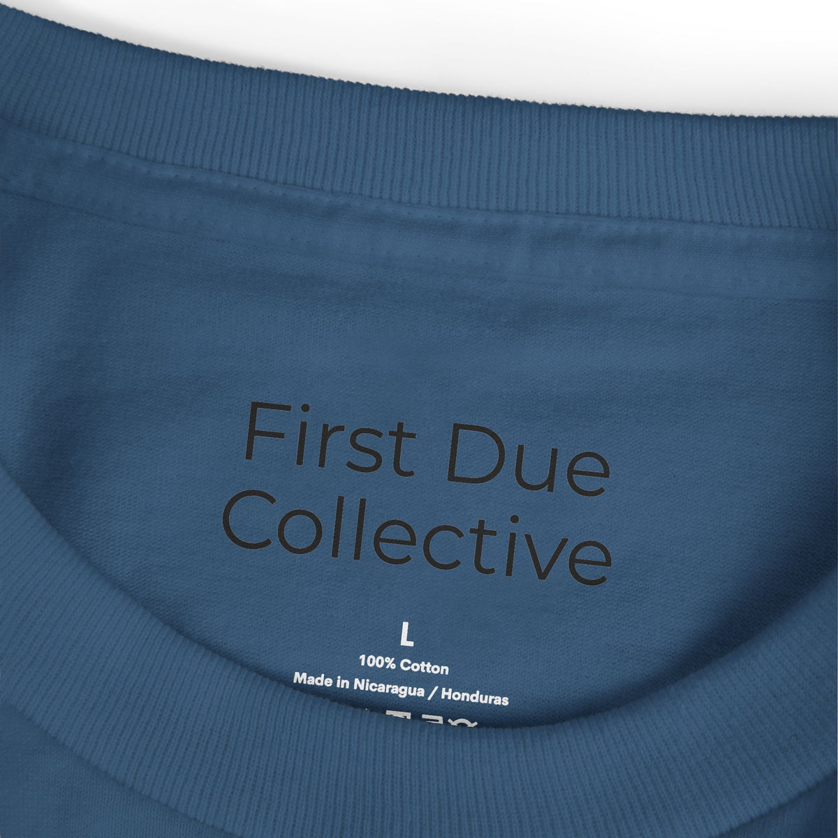 Heavyweight Cotton Tee- Faded Navy
