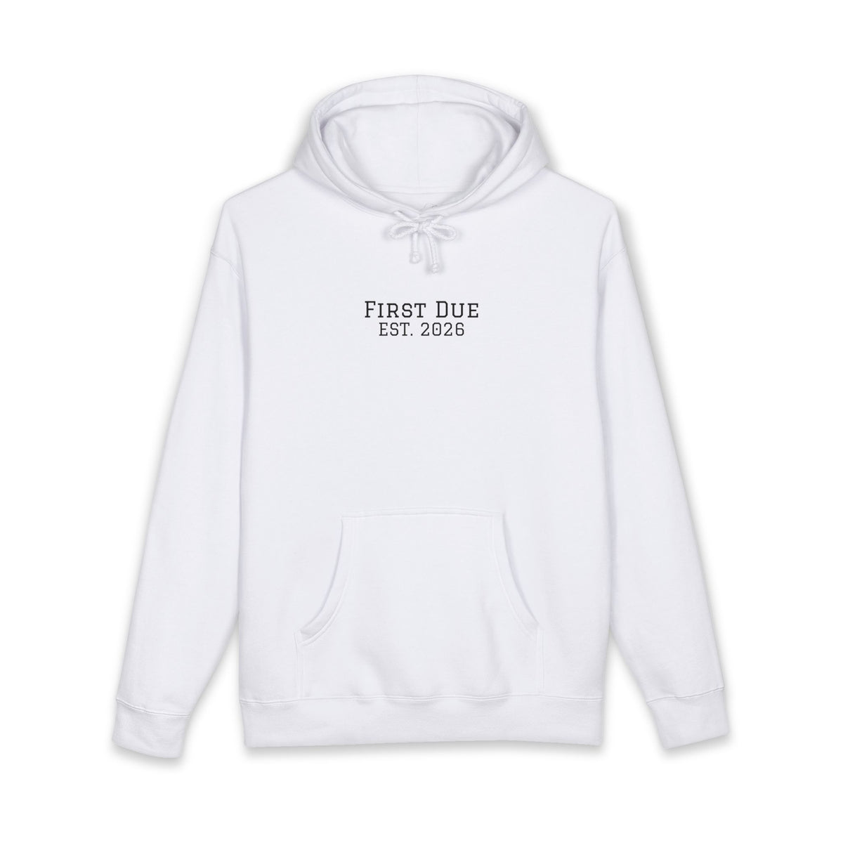 While We're Here Hoodie- White